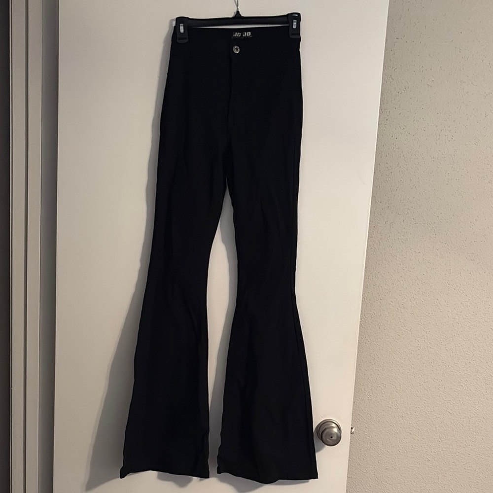 Black Flared Pants